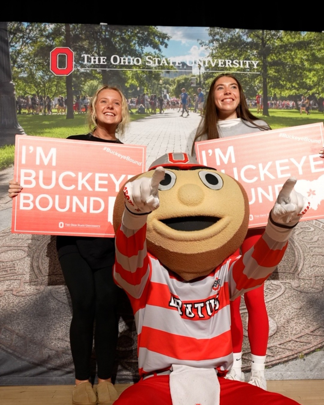 Brutus Buckeye at Signing Day